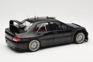Mitsubishi Lancer Evolution WRC Plain Body Schwarz AUTOart 1:18 80528 Metall — Bild 3 von 8