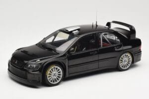 Mitsubishi Lancer Evolution WRC Plain Body Schwarz AUTOart 1:18 80528 Metall