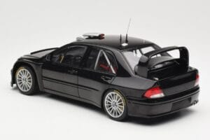 Mitsubishi Lancer Evolution WRC Plain Body Schwarz AUTOart 1:18 80528 Metall — Bild 7 von 8