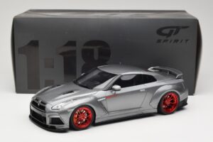 Nissan GT-R R35 Prior Design Grau GT Spirit 1:18 GT243 Resin — Bild 6 von 6