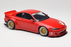 Nissan Silvia S15 Rocket Bunny Burning Red Otto 1:18 OT1115 Resin — Bild 4 von 6