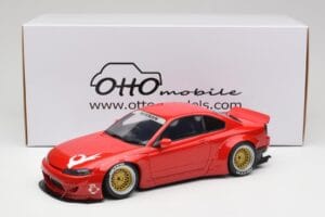 Nissan Silvia S15 Rocket Bunny Burning Red Otto 1:18 OT1115 Resin — Bild 6 von 6
