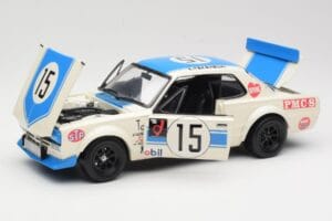 Nissan Skyline 2000GT-R KPGC10 #15 K. Takahashi Nissan Works JTCC 1972 Kyosho 1:18 08122B Metall — Bild 2 von 8