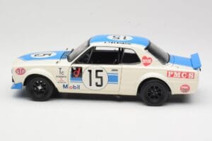 Nissan Skyline 2000GT-R KPGC10 #15 K. Takahashi Nissan Works JTCC 1972 Kyosho 1:18 08122B Metall — Bild 4 von 8