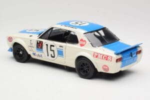 Nissan Skyline 2000GT-R KPGC10 #15 K. Takahashi Nissan Works JTCC 1972 Kyosho 1:18 08122B Metall — Bild 7 von 8