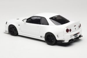 Nissan Skyline GT-R BNR34 by KRC Pearl White Otto 1:18 OT1135 Resin — Bild 5 von 6