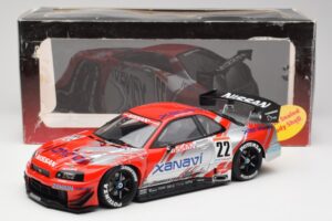 Nissan Skyline GT-R #22 M. Krumm / S. Motoyama Xanavi Nismo JGTC 2002 AUTOart 1:18 80277 Metall — Bild 6 von 6