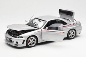 Nissan Skyline GT-R R33 R-Tune Silber AUTOart 1:18 77326 Metall — Bild 2 von 8