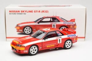 Nissan Skyline GT-R R32 #1 J. Richards / M. Skaife Bathurst 1000 Winner 1992 AUTOart 1:18 89279 Metall — Bild 8 von 8