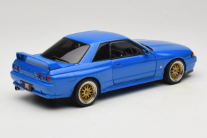 Nissan Skyline GT-R R32 V-Spec II Tuned Blau AUTOart 1:18 77415 Metall — Bild 3 von 8