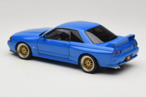 Nissan Skyline GT-R R32 V-Spec II Tuned Blau AUTOart 1:18 77415 Metall — Bild 7 von 8