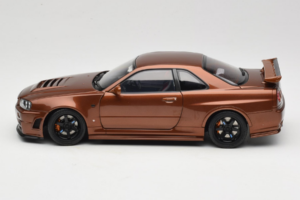 Nissan Skyline GT-R R34 Customized Metallic Bronze MotorHelix 1:18 M83414 Metall — Bild 4 von 8