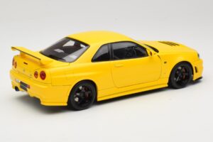 Nissan Skyline GT-R R34 Customized Version Gelb MotorHelix 1:18 M83412 Metall — Bild 3 von 8
