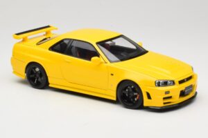 Nissan Skyline GT-R R34 Customized Version Gelb MotorHelix 1:18 M83412 Metall — Bild 6 von 8