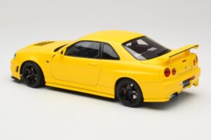 Nissan Skyline GT-R R34 Customized Version Gelb MotorHelix 1:18 M83412 Metall — Bild 7 von 8
