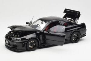 Nissan Skyline GT-R R34 NISMO Z-Tune Schwarz AUTOart 1:18 77355 Metall — Bild 2 von 8