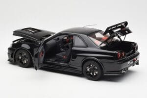 Nissan Skyline GT-R R34 NISMO Z-Tune Schwarz AUTOart 1:18 77355 Metall — Bild 5 von 8