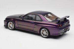 Nissan Skyline GT-R R34 V-Spec Midnight Lila AUTOart 1:18 77305 Metall — Bild 7 von 8