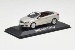 Opel Astra H Twin Top Silber Minichamps 1:43 403045633 Metall — Bild 2 von 4