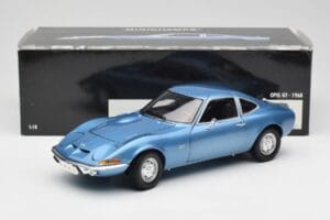 Opel GT Blau Minichamps 1:18 180049020 Metall — Bild 8 von 8