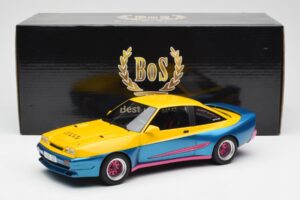 Opel Manta Gelb Blau BoS Models 1:18 BOS279 Metall — Bild 6 von 6