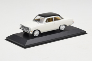 Opel Rekord A Weiß Schwarzes Dach Minichamps 1:43 430041002 Metall — Bild 2 von 4