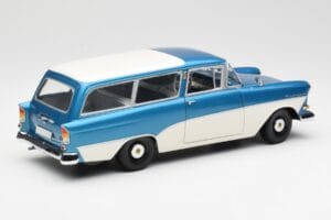 Opel Rekord P1 Caravan Blau Metallic Minichamps 1:18 180043210 Metall — Bild 3 von 8