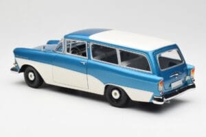 Opel Rekord P1 Caravan Blau Metallic Minichamps 1:18 180043210 Metall — Bild 7 von 8