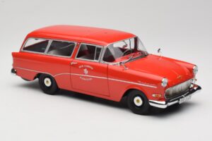 Opel Rekord P1 Caravan Feuerwehr Neuenkirchen Minichamps 1:18 180043291 Metall — Bild 6 von 8