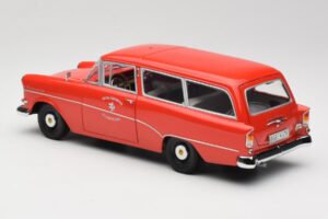 Opel Rekord P1 Caravan Feuerwehr Neuenkirchen Minichamps 1:18 180043291 Metall — Bild 7 von 8