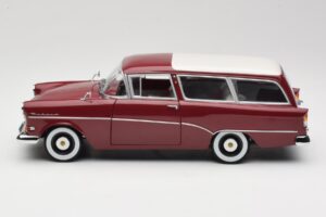 Opel Rekord P1 Caravan Rot Minichamps 1:18 180043211 Metall — Bild 4 von 8