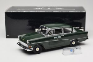 Opel Rekord P1 Polizei Minichamps 1:18 180043290 Metall — Bild 8 von 8