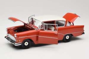 Opel Rekord P1 Rot Minichamps 1:18 180043201 Metall — Bild 2 von 8