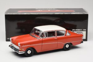 Opel Rekord P1 Rot Minichamps 1:18 180043201 Metall — Bild 8 von 8
