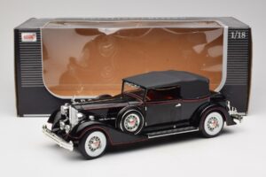 Packard Cabriolet Schwarz Anson 1:18 30397 Metall — Bild 8 von 8