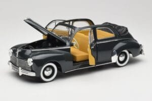 Peugeot 203 Cabriolet Schwarz Solido 1:18 8156 Metall — Bild 2 von 8