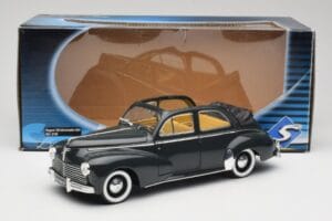 Peugeot 203 Cabriolet Schwarz Solido 1:18 8156 Metall — Bild 8 von 8