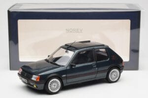 Peugeot 205 GTI 1.9 Magic Sorrento Grün Norev 1:18 184859 Metall — Bild 8 von 8