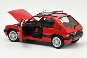 Peugeot 205 GTi 1.9 PTS Deco Vallelunga Rot Norev 1:18 184846 Metall — Bild 2 von 3