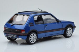 Peugeot 205 GTi 1.9 Mit Glasschiebedach Miami Blau Norev 1:18 184844 Metall — Bild 3 von 8