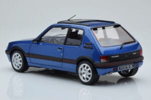 Peugeot 205 GTi 1.9 Mit Glasschiebedach Miami Blau Norev 1:18 184844 Metall — Bild 7 von 8