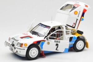 Peugeot 205 T16 #2 A. Vatanen / T. Harryman Rally Monte Carlo 1985 Norev 1:18 184864 Metall — Bild 2 von 8