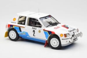 Peugeot 205 T16 #2 A. Vatanen / T. Harryman Rally Monte Carlo 1985 Norev 1:18 184864 Metall — Bild 6 von 8