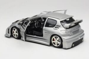 Peugeot 206 MTK Silber Solido 1:18 1817 Metall — Bild 5 von 8