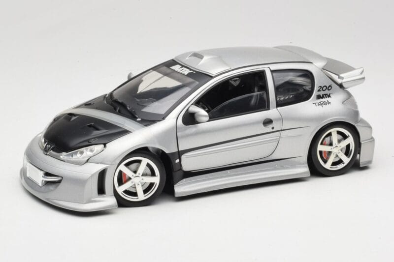 Peugeot 206 MTK Silber Solido 1:18 1817 Metall