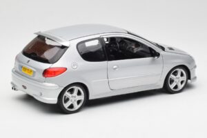 Peugeot 206 RC Aluminium Silber Norev 1:18 184726 Metall — Bild 3 von 8