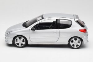 Peugeot 206 RC Aluminium Silber Norev 1:18 184726 Metall — Bild 4 von 8