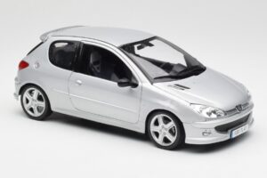 Peugeot 206 RC Aluminium Silber Norev 1:18 184726 Metall — Bild 6 von 8
