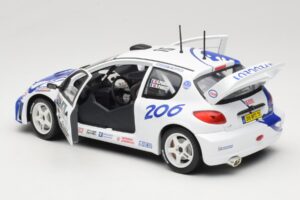 Peugeot 206 WRC #15 G. Panizzi / H. Panizzi WRC 1999 Solido 1:18 9016 Metall — Bild 5 von 8