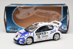 Peugeot 206 WRC #15 G. Panizzi / H. Panizzi WRC 1999 Solido 1:18 9016 Metall — Bild 8 von 8